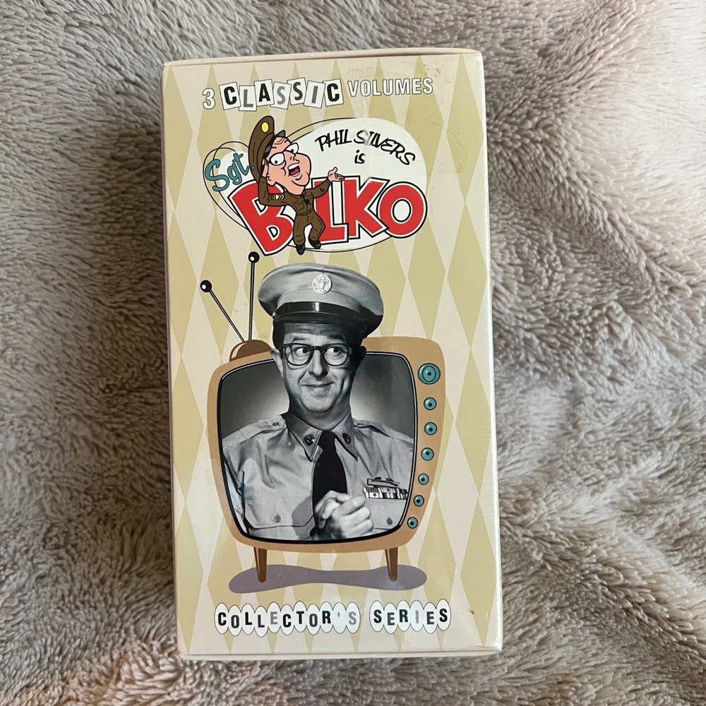 Sgt Bilko Phil Silvers Collectors Series 3 VHS Box Set Sealed CBS Video 1999